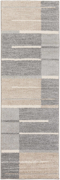 Glouster Taupe&Gray Lined Area Rug - Ornate Home