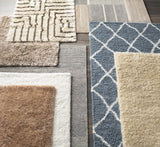 Glouster Taupe&Gray Lined Area Rug - Ornate Home