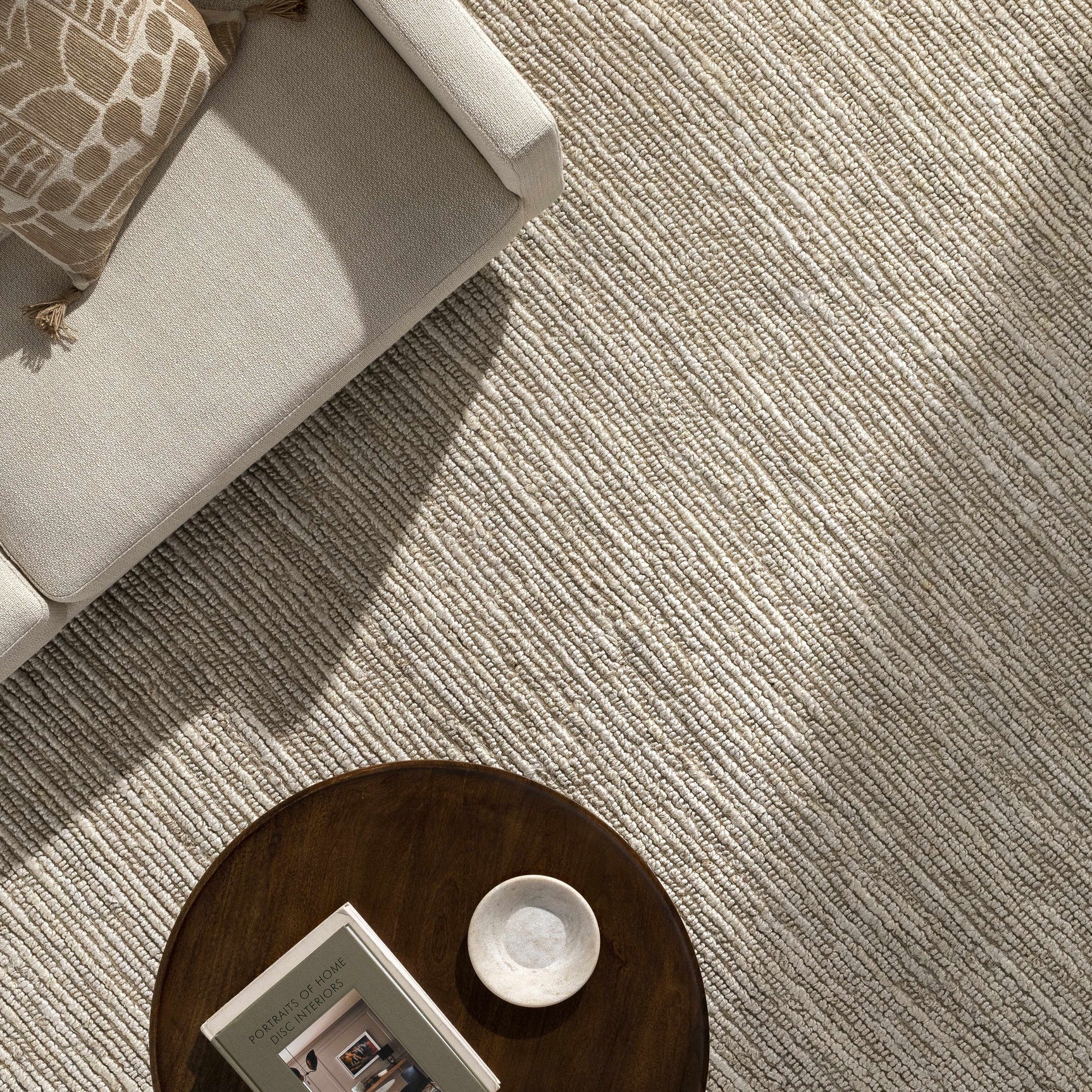 Glover Bleached Braided Jute Carpet - Ornate Home