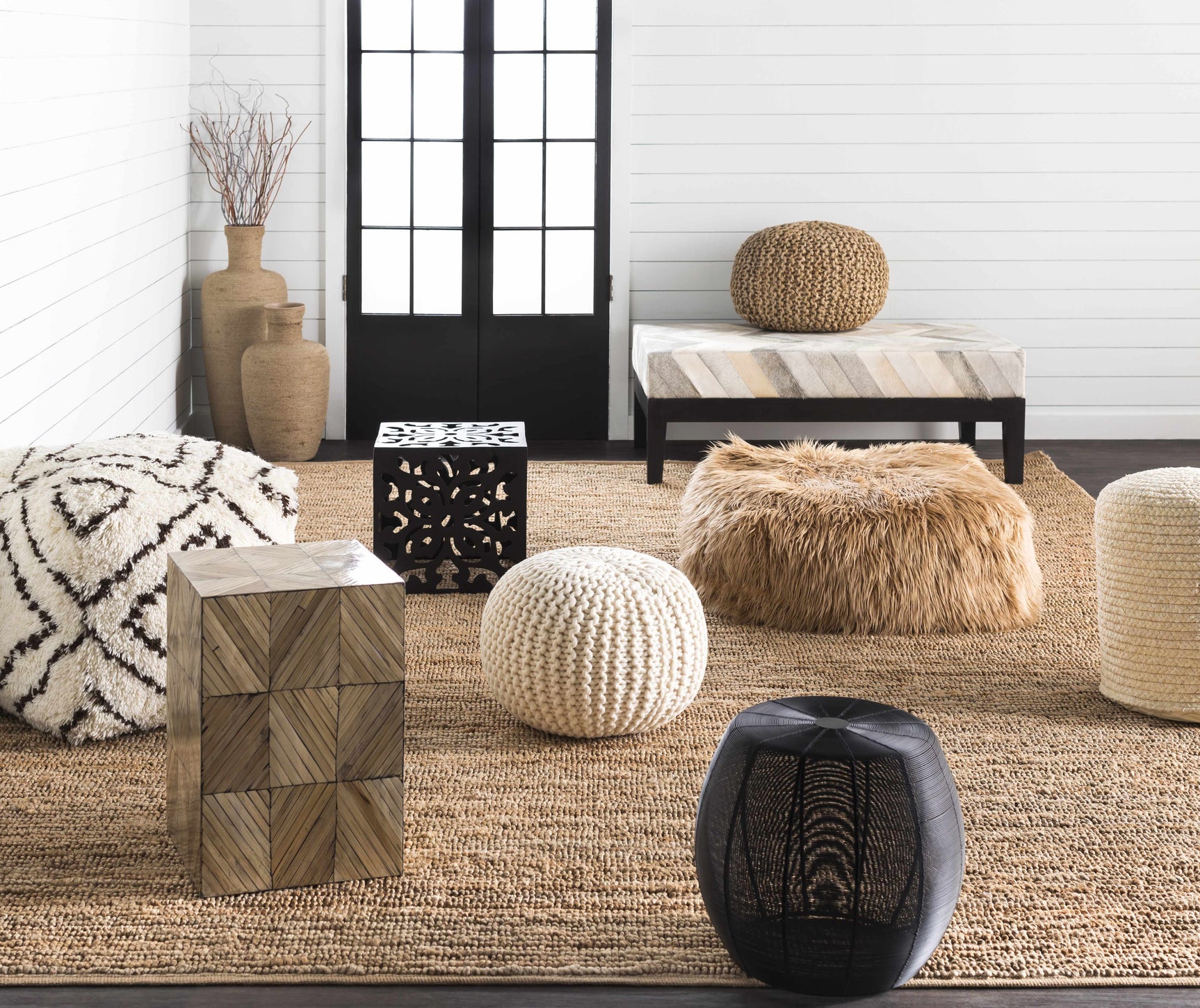 Glover Natural Braided Jute Carpet - Ornate Home