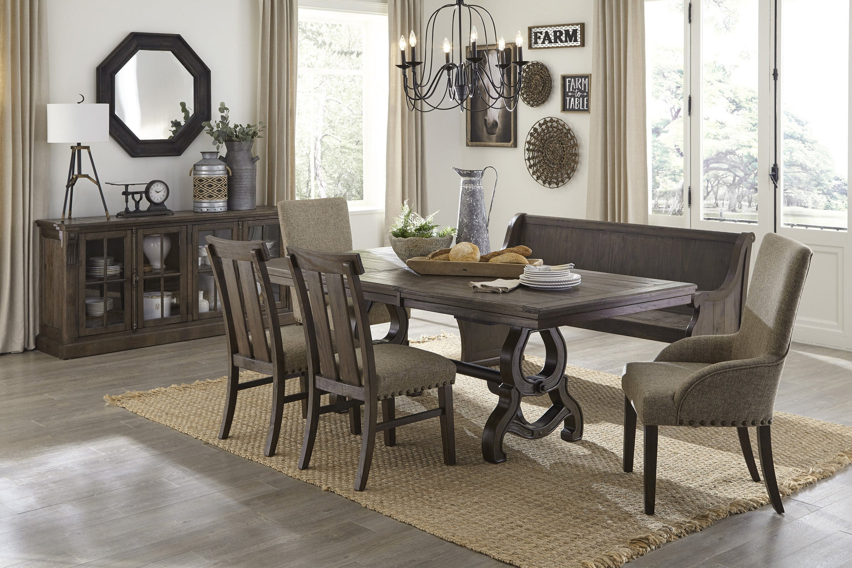 Gloversville Brown Extendable Dining Table - Ornate Home