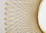 Glow Gold Round Mirror
