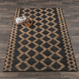 Gobi Black/Natural Rug - Ornate Home