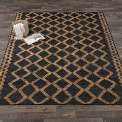 Gobi Black/Natural Rug - Ornate Home