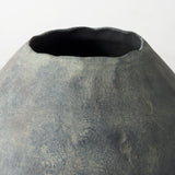 Gobi Gray Small Ceramic Oval Vase - Ornate Home