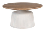 Goblet Brown & White Coffee Table