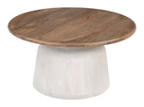 Goblet Brown & White Coffee Table