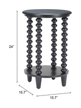 Gocce Black Side Table - Ornate Home