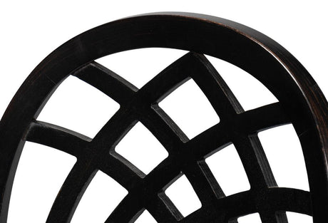 Goccia Black Side Chair (Set of 2) - Ornate Home