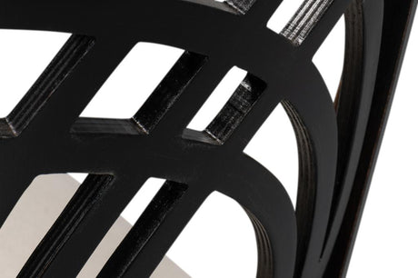 Goccia Black Side Chair (Set of 2) - Ornate Home