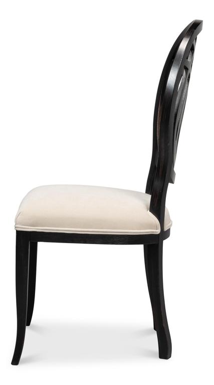 Goccia Black Side Chair (Set of 2) - Ornate Home