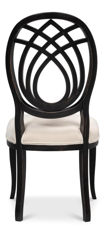 Goccia Black Side Chair (Set of 2) - Ornate Home