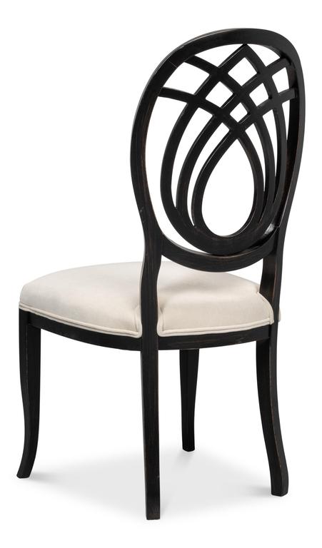 Goccia Black Side Chair (Set of 2) - Ornate Home