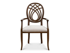 Goccia Brown Arm Chair - Ornate Home