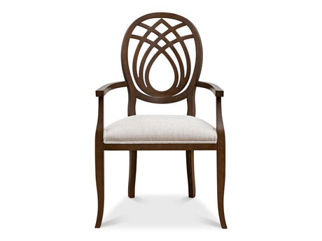 Goccia Brown Arm Chair - Ornate Home