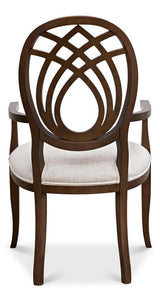 Goccia Brown Arm Chair - Ornate Home