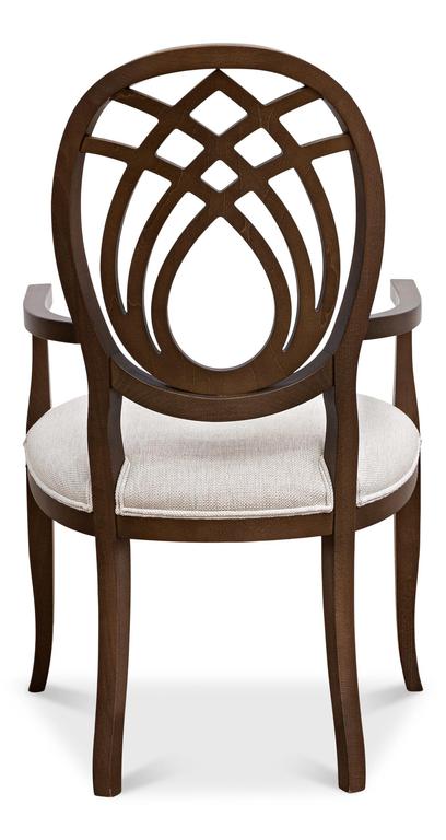 Goccia Brown Arm Chair - Ornate Home