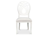 Goccia White Side Chair (Set of 2) - Ornate Home