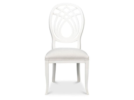 Goccia White Side Chair (Set of 2) - Ornate Home