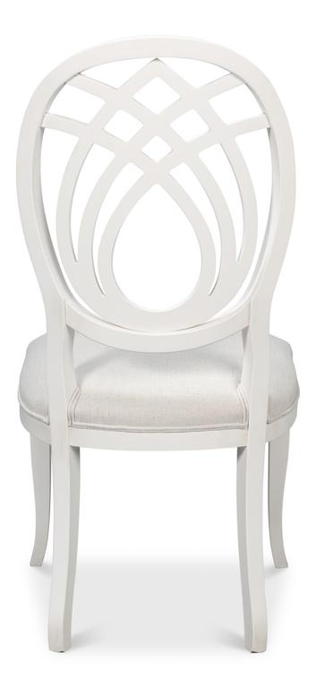 Goccia White Side Chair (Set of 2) - Ornate Home