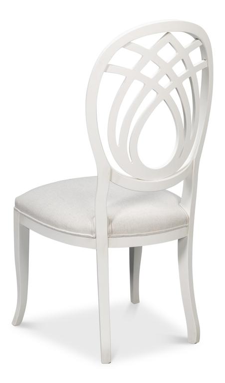 Goccia White Side Chair (Set of 2) - Ornate Home