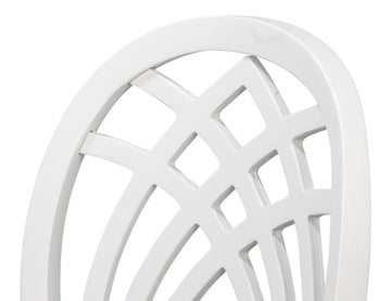 Goccia White Side Chair (Set of 2) - Ornate Home