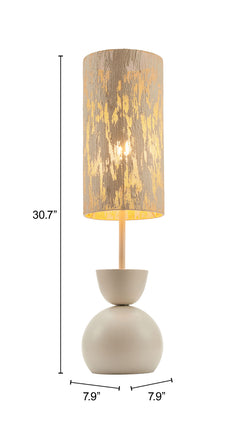 Gochi White Table Lamp - Ornate Home
