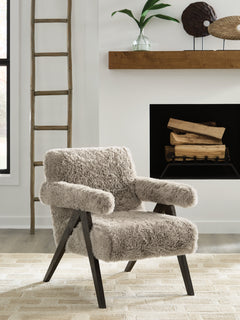 Goda Mocha Accent Chair - Ornate Home