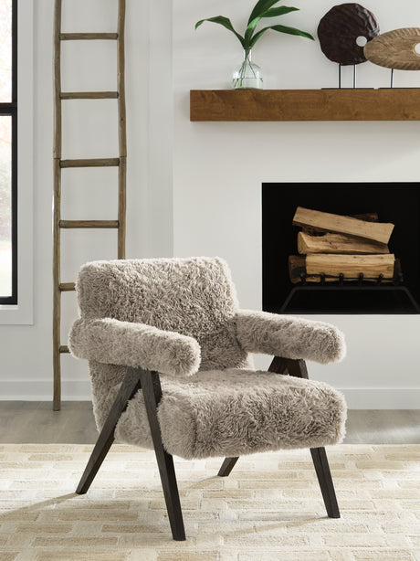Goda Mocha Accent Chair - Ornate Home