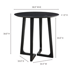 Godenza Black Counter Table - Ornate Home