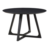 Godenza Black Round Dining Table - Ornate Home