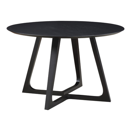 Godenza Black Round Dining Table - Ornate Home