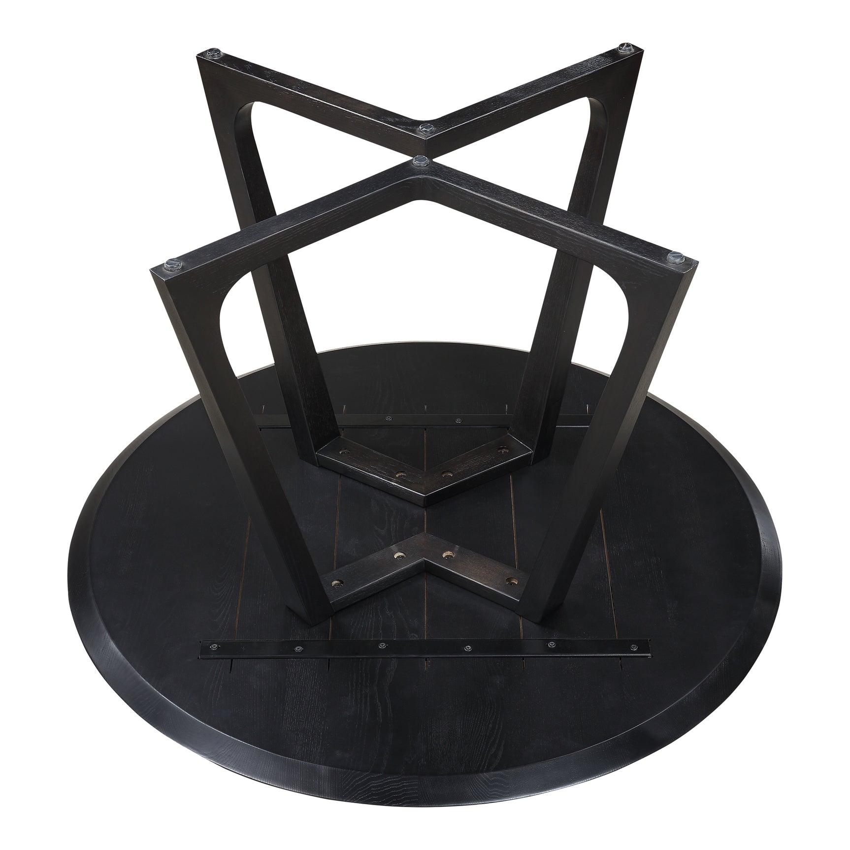 Godenza Black Round Dining Table - Ornate Home