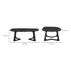 Godenza Black Small Coffee Table - Ornate Home