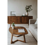 Godenza Brown Small Coffee Table - Ornate Home