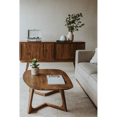Godenza Brown Small Coffee Table - Ornate Home