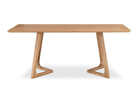 Godenza Oak Rectangular Dining Table - Ornate Home