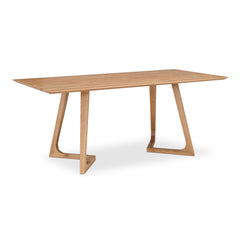 Godenza Oak Rectangular Dining Table - Ornate Home