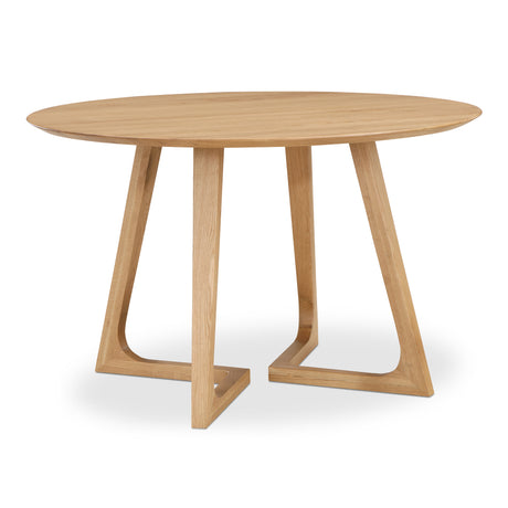Godenza Oak Round Dining Table - Ornate Home