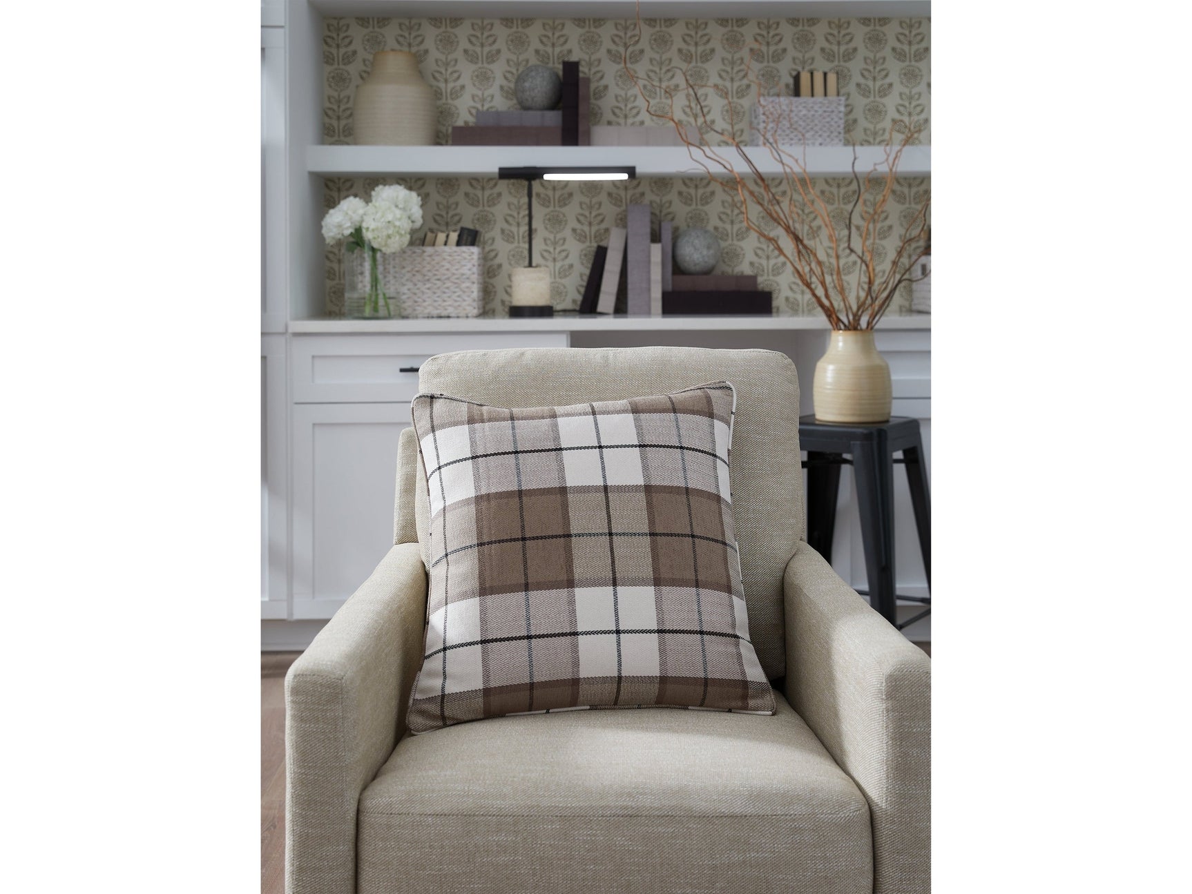 Godricton Brown/Black/Cream Pillow (Set of 4) - Ornate Home