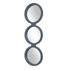 Going In Circles Blue/Gray Mirror - Ornate Home