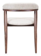 Goka Beige & Walnut Dining Chair - Ornate Home
