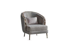 Gokce Grey 4-pieces (2 Sofa & 2 Chair) Living Room Set - Ornate Home