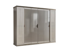 Gokce Light Brown Wardrobe - Ornate Home