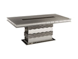 Gokce Light Brown Dining Table