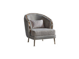 Gokce Grey 4-pieces (2 Sofa & 2 Chair) Living Room Set