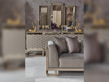 Gokce Grey 4-pieces (2 Sofa & 2 Chair) Living Room Set