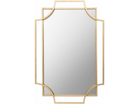 Golasecca Brass Frame Gold Mirror - Ornate Home