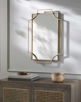 Golasecca Brass Frame Gold Mirror - Ornate Home
