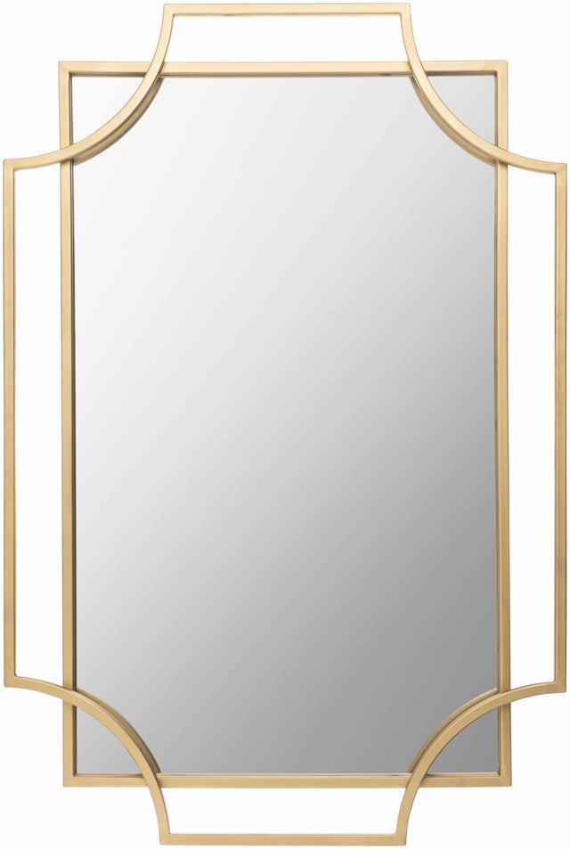 Golasecca Brass Frame Gold Mirror - Ornate Home
